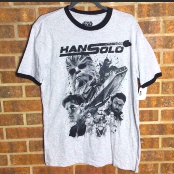 Star Wars Other - New! Star Wars Han Solo Gray & Black T-Shirt